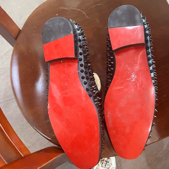 Mens Christian Louboutin dandileon spike shoes size 40 small spike missing - Picture 5 of 7